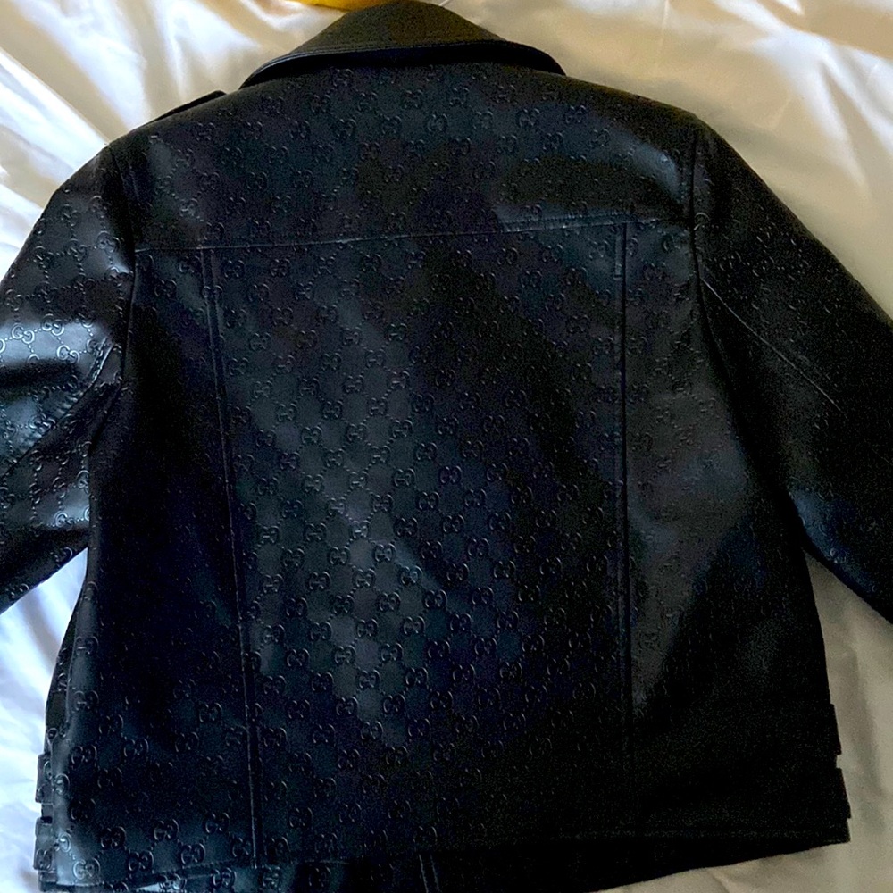 Gucci leather jacket